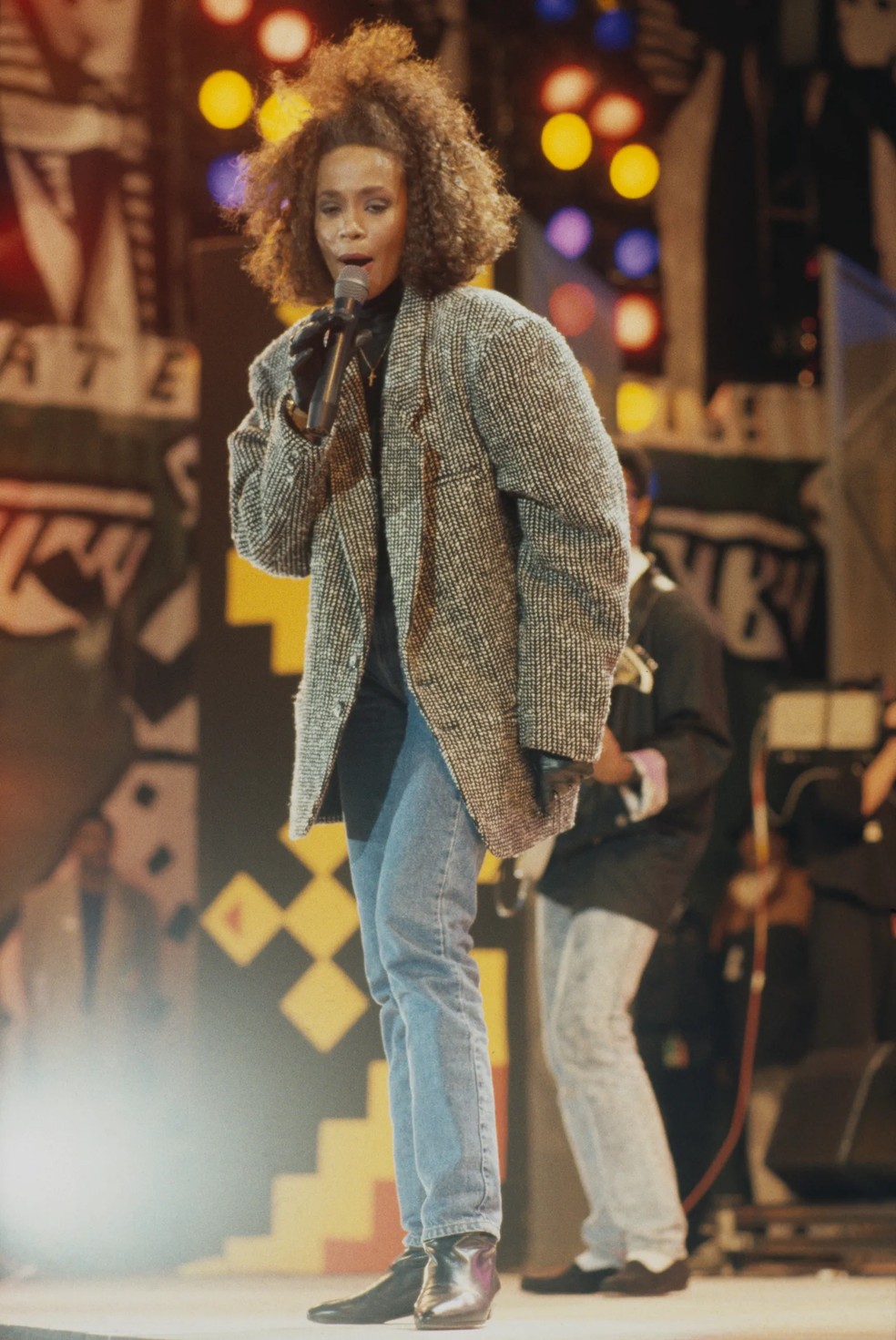 Whitney Houston em 1988 — Foto: Getty Images