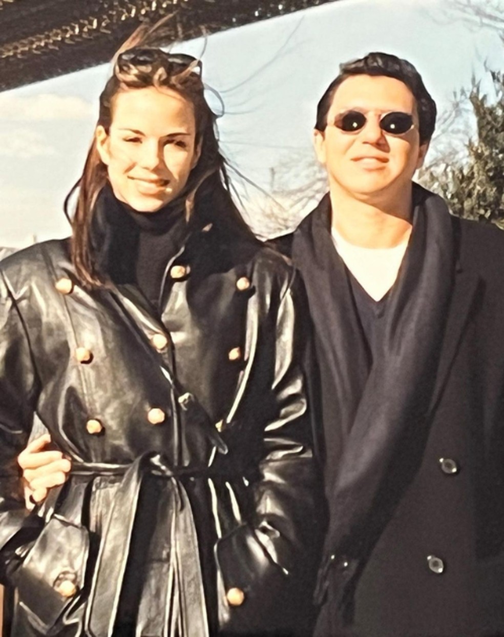 Ana Furtado e Boninho em 1997 — Foto: Reprodução/Instagram