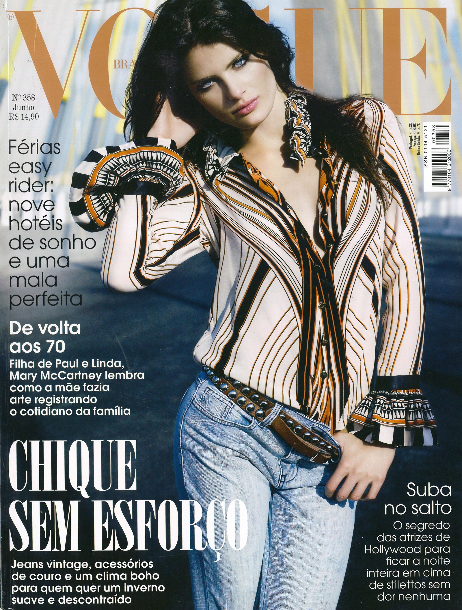 Isabeli Fontana na Vogue Brasil (2008) — Foto: Vogue Brasil