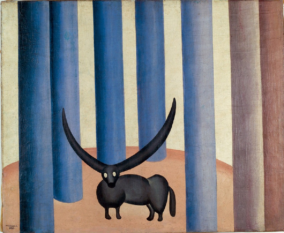 Tarsila do Amaral, O touro -1960  — Foto: Foto: Divulgação / MAM