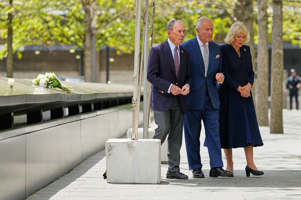 Rainha Camilla e Rei Charles em NY — Foto: GettyImages