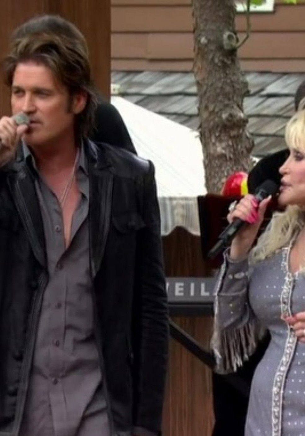 Billy Ray Cyrus se despede de Dolly Parton — Foto: Reprodução/Instagram