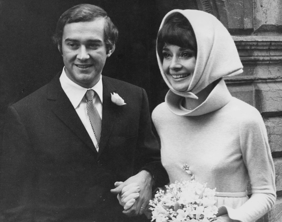 Audrey Hepburn e Andrea Dotti — Foto: GettyImages