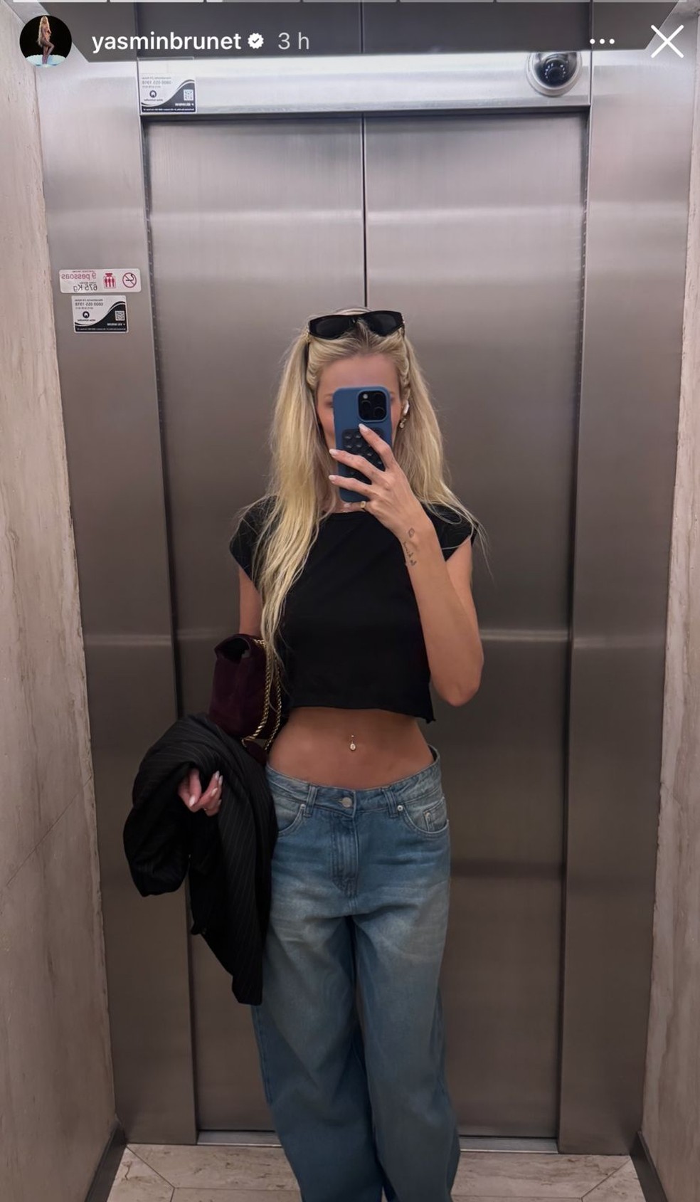 Yasmin Brunet — Foto: Reprodução/Instagram