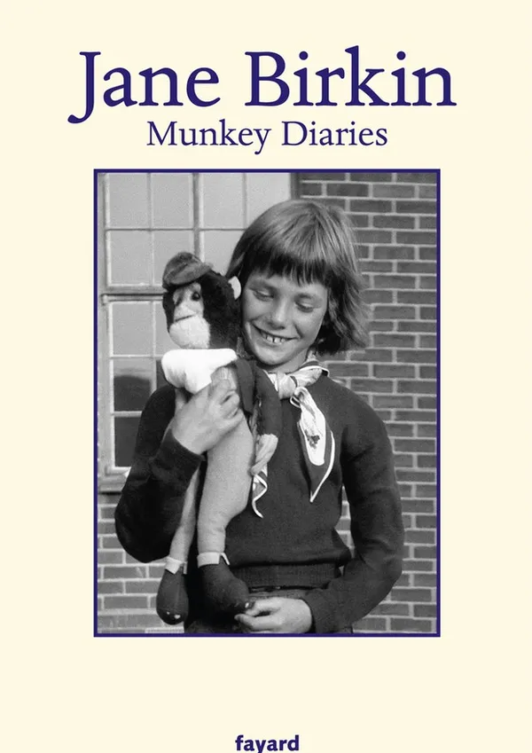 JANE BIRKIN 日記 (Monkey Diaries) 限定版 Jane Birkin abre seus diários em livro - com macaquinho de pelúcia