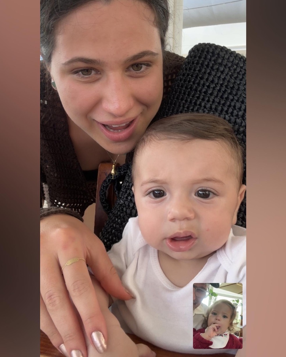 Claudia Raia se derrete pelos filhos — Foto: Reprodução/Instagram