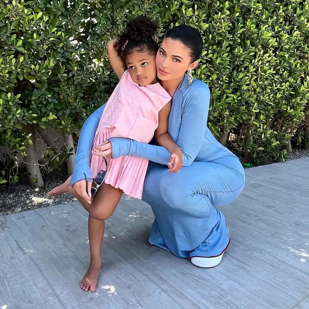 Kylie Jenner e Stormi — Foto: Reprodução/Instagram