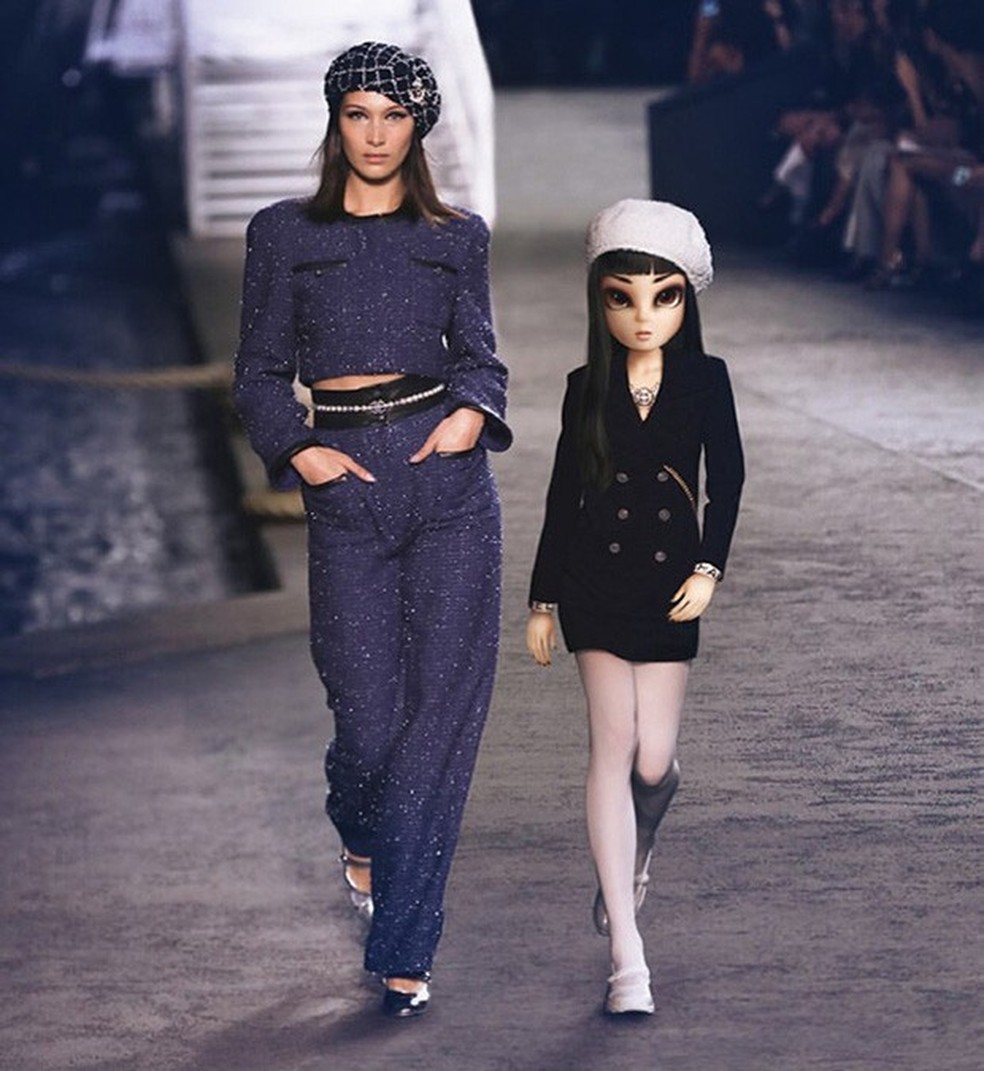 Looks Chanel (Foto: Joerg Zuber/Divulgação) — Foto: Vogue