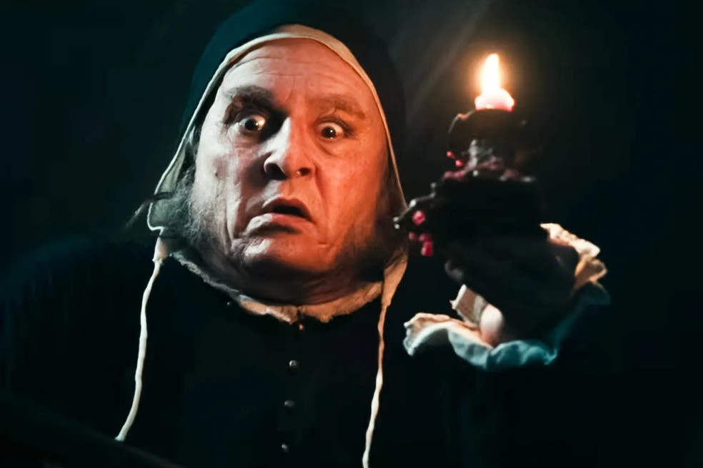 Johnny Depp em “Ebenezer” — Foto: Paramount Pictures