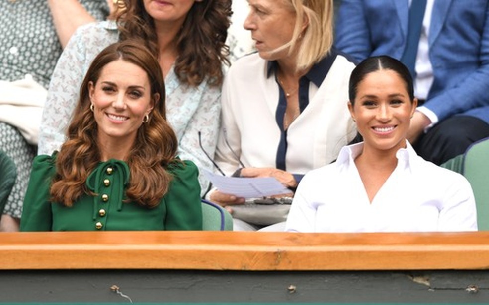 Kate Middleton e Meghan Markle — Foto: Vogue