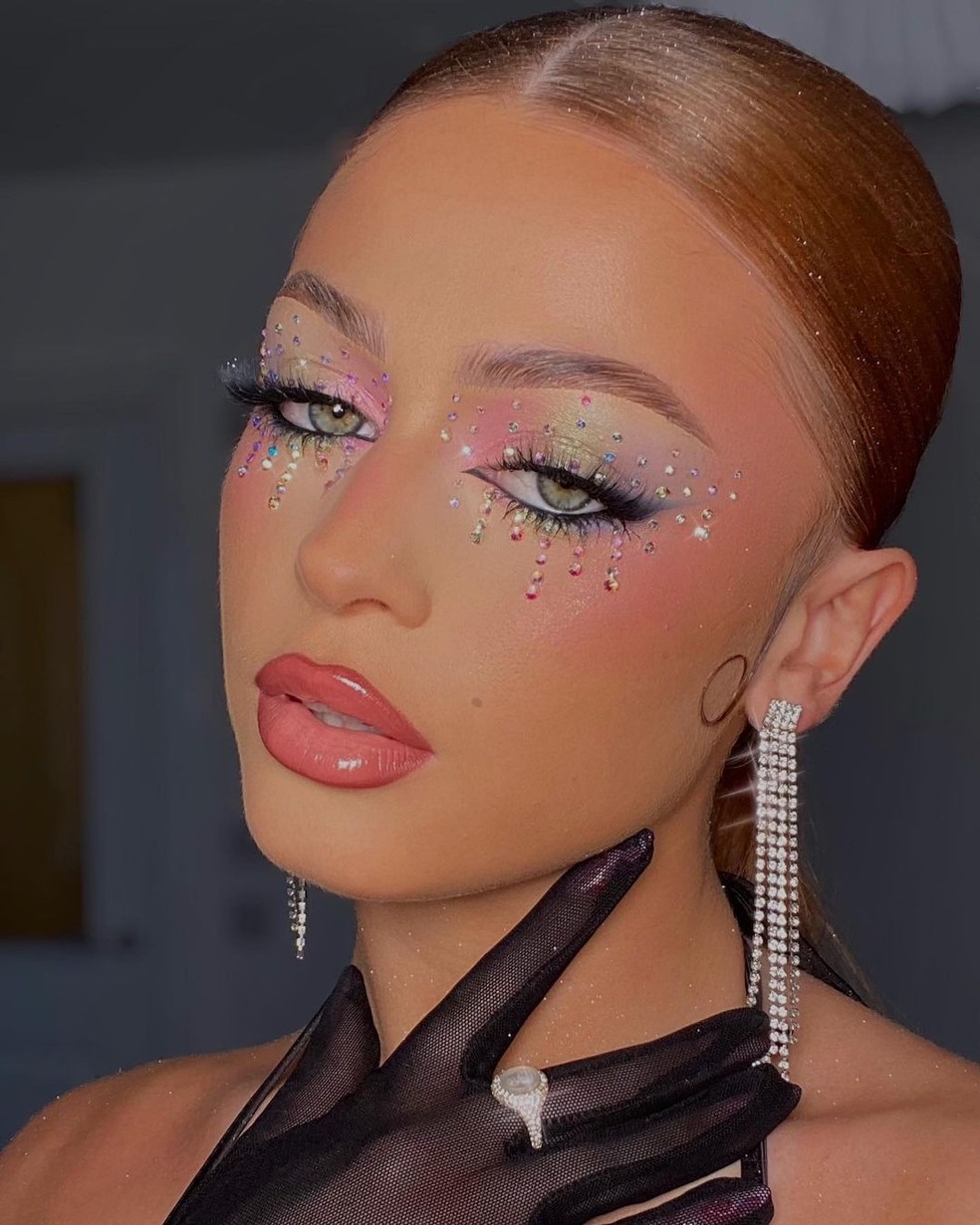 Inspiração de maquiagem para o Carnaval — Foto: Instagram/ Reprodução