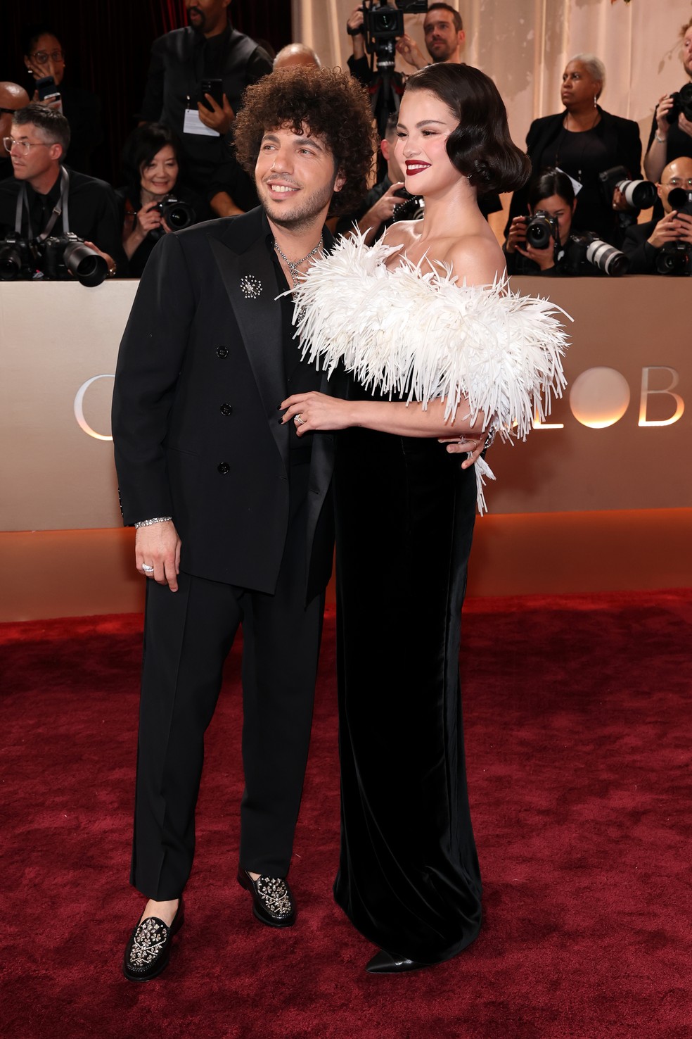 Benny Blanco e Selena Gomez — Foto: Getty Images