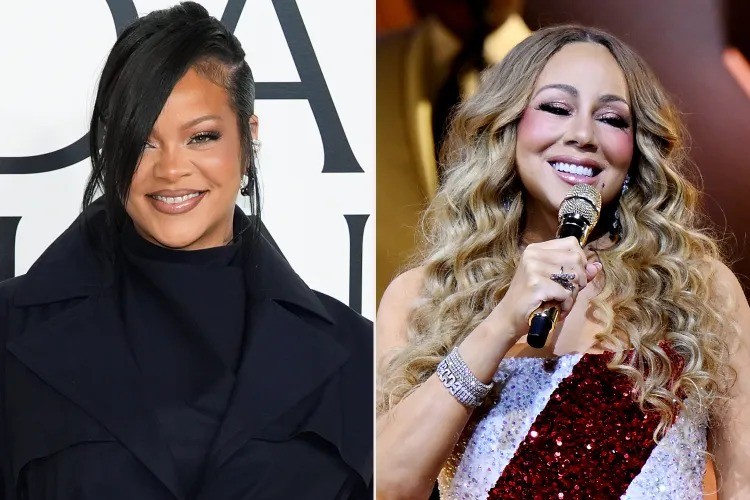 Rihanna reage com humor a pedido de fã em show de Mariah Carey em Las Vegas