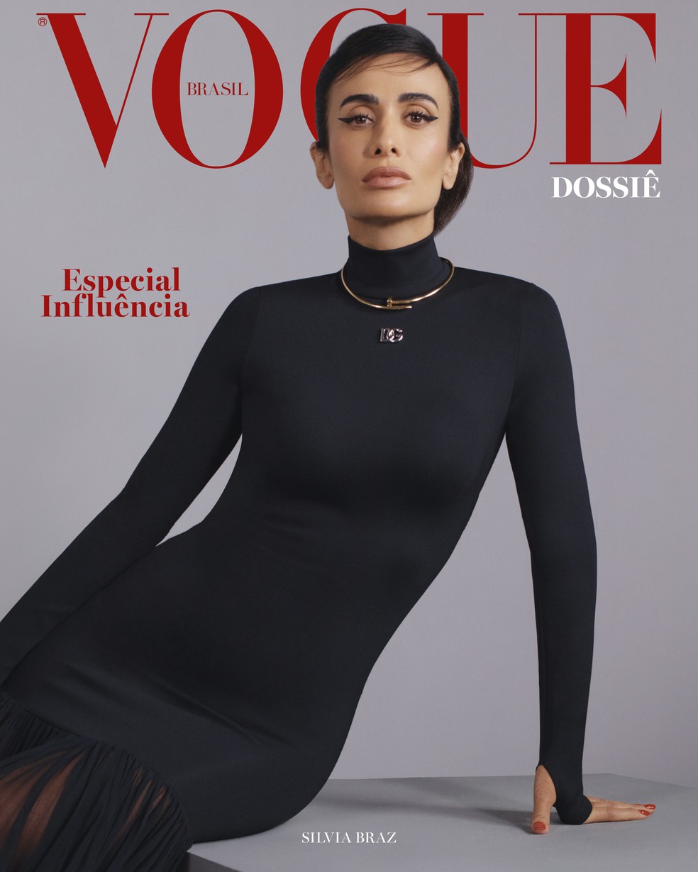 Silvia Braz na capa digital do Vogue Dossiê: especial mercado de influência de moda e beleza  — Foto: Gil Inoue / Vogue Brasil