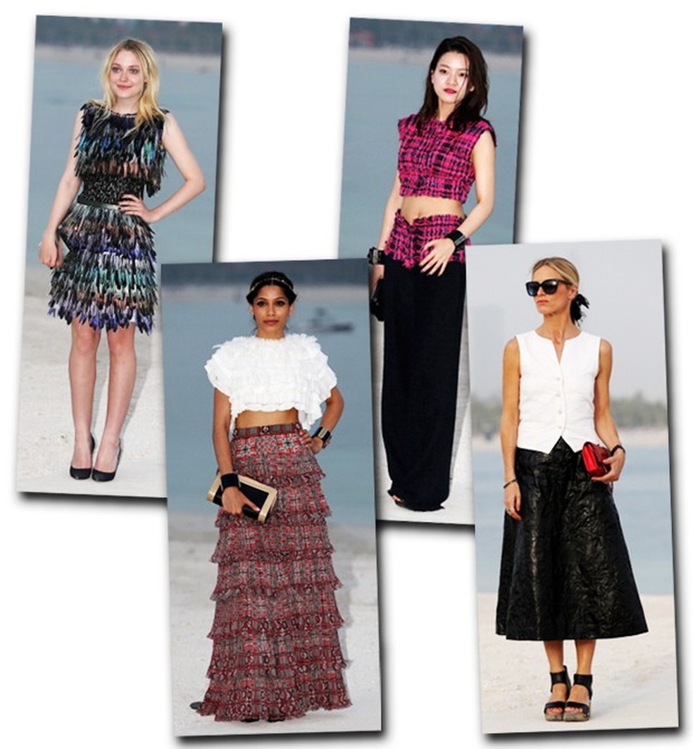 Karl Lagerfeld leva o Resort 2015 da Chanel para o Oriente Médio