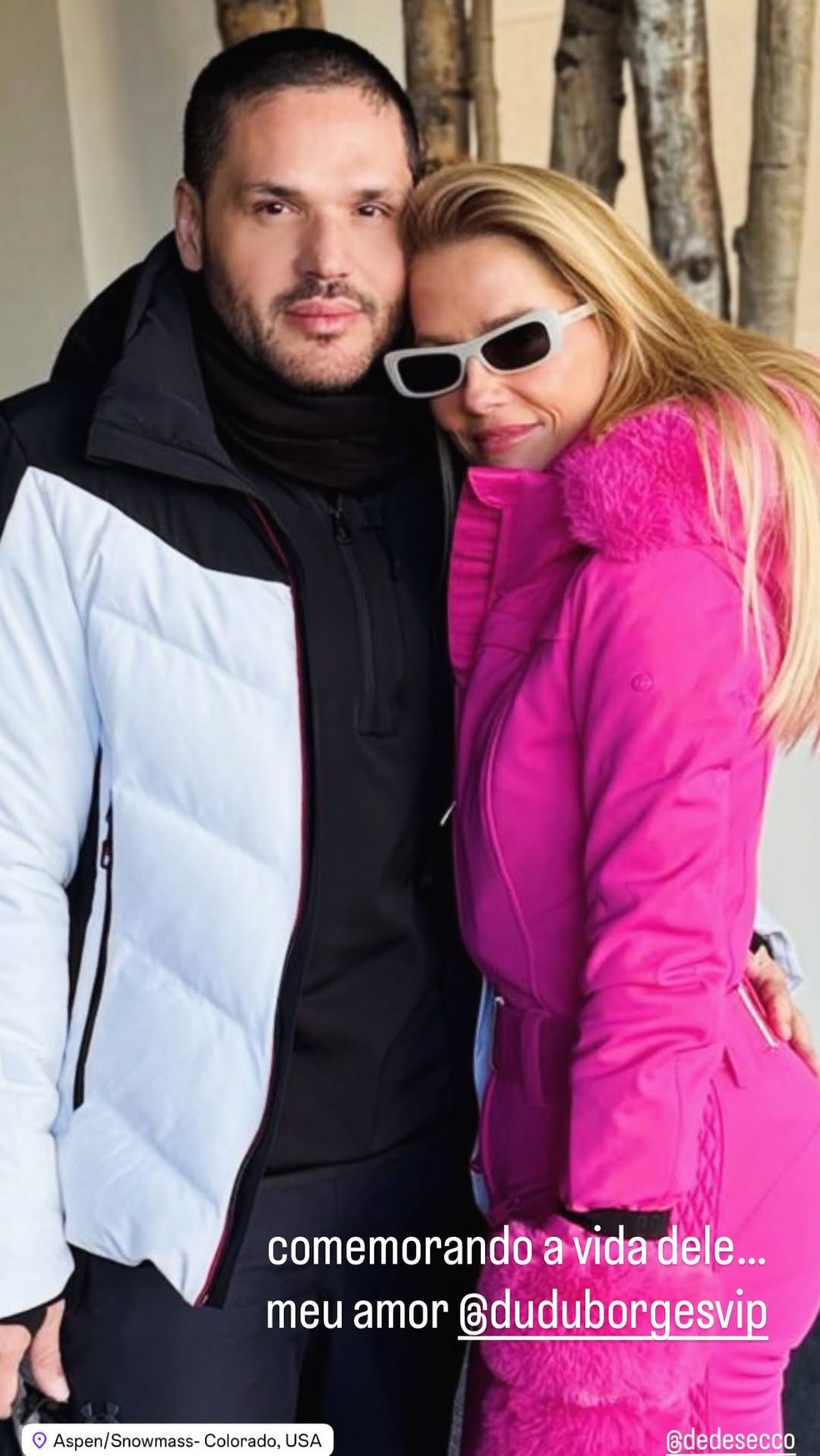 Dudu Borges e Deborah Secco — Foto: Reprodução/Instagram