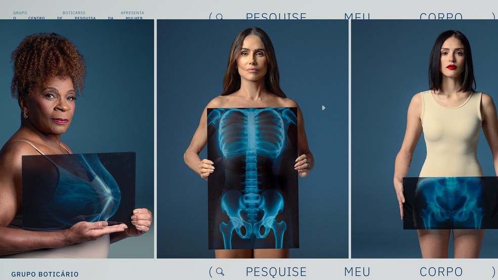 As atrizes Zezé Motta, Deborah Secco e Isabelle Drummond, protagonistas do filme da campanha — Foto: Divulgação