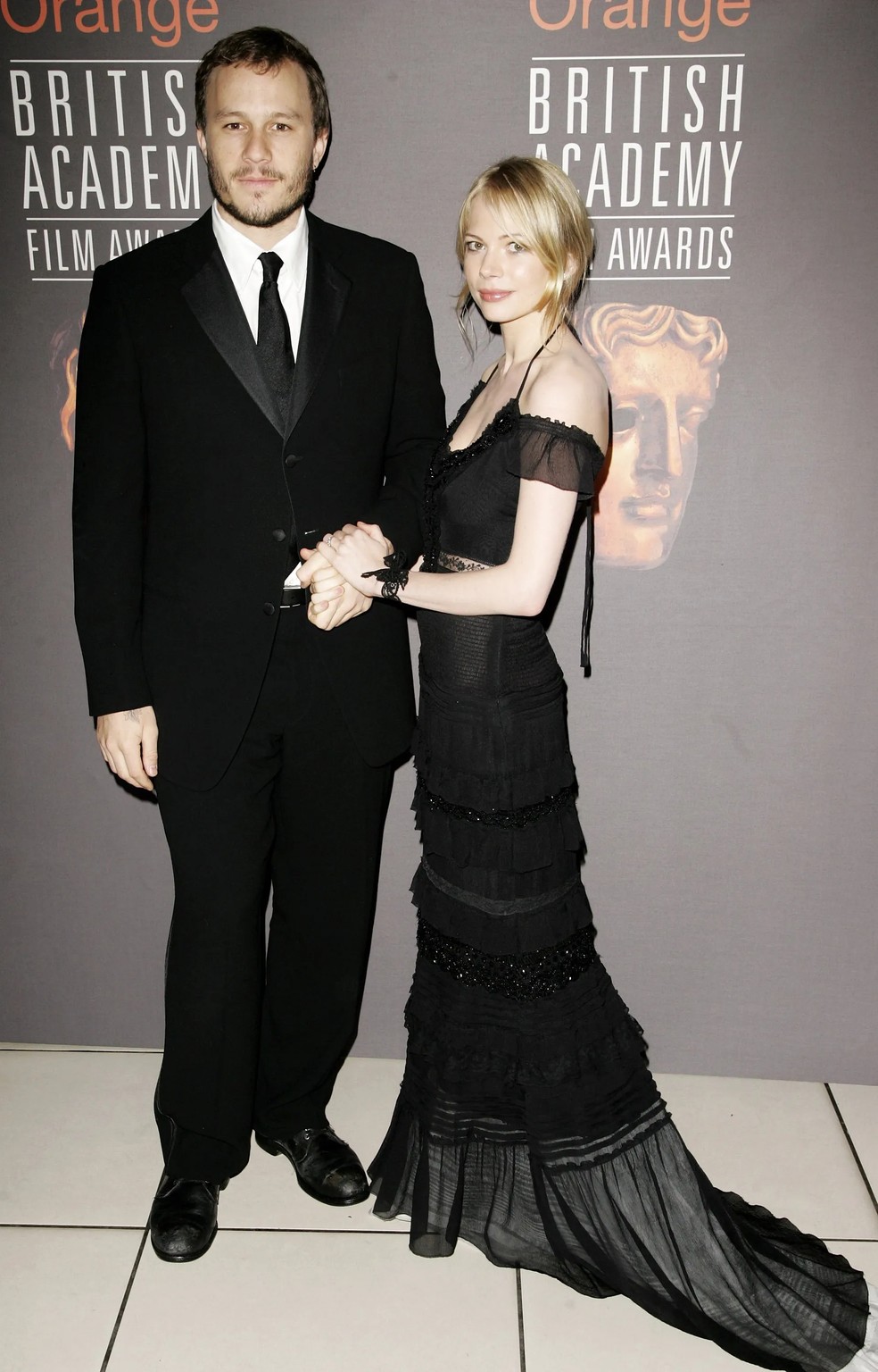 Heath Ledger e Michelle Williams — Foto: Getty Images