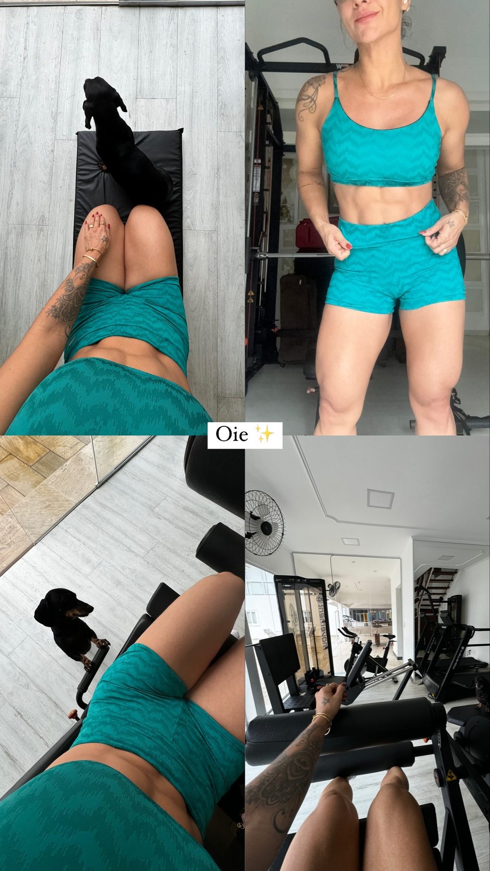 Kelly Key exibe resultados de treinos intensos