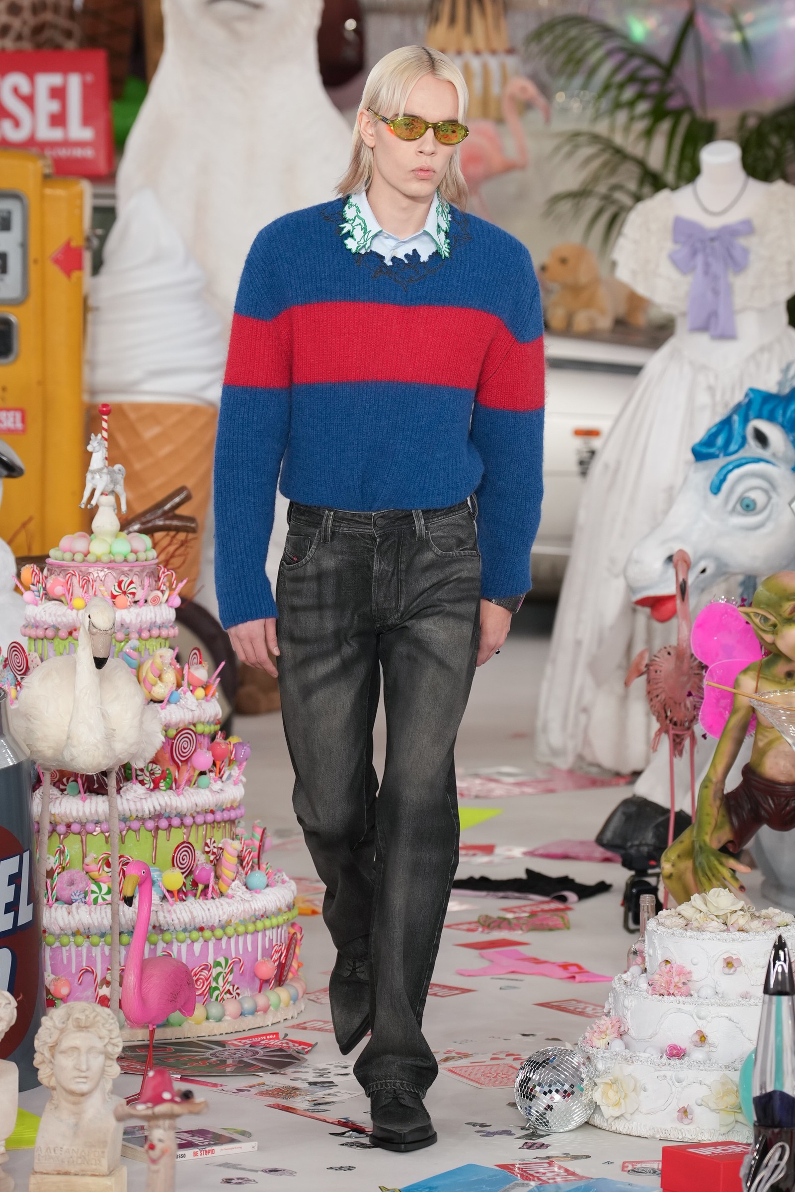 Diesel | Milão | Inverno 2026 — Foto: Launchmetrics Spotlight