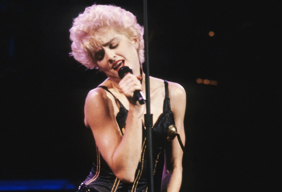 Madonna se apresentando em 1989 — Foto: Divulgação