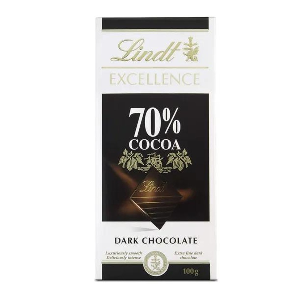 Chocolate Amargo Extra Fino 70%, Lindt (Foto: Reprodução/ Amazon) — Foto: Vogue