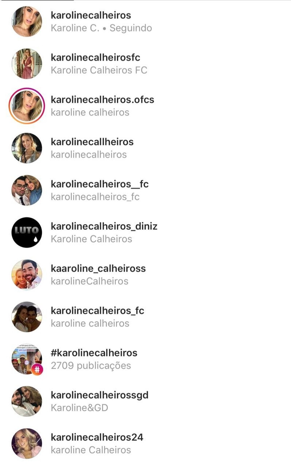Fakes de Karoline Calheiros (Foto: reprodução/Instagram) — Foto: Vogue