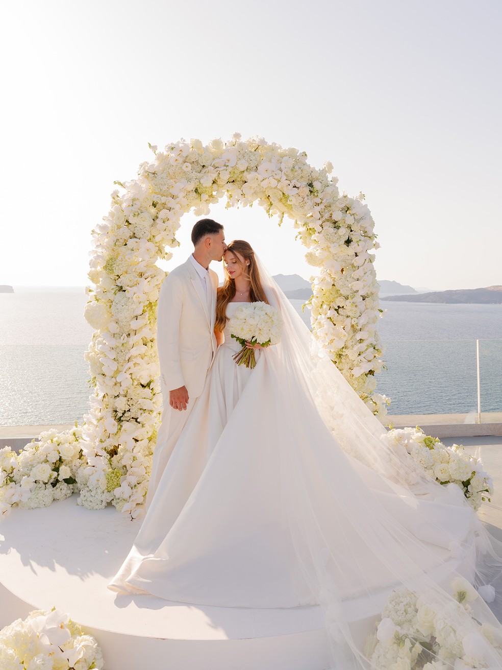 Casamento Gabriel Martinelli e Isabella Rousso — Foto: BOTTEGA53 STUDIO / Divulgação