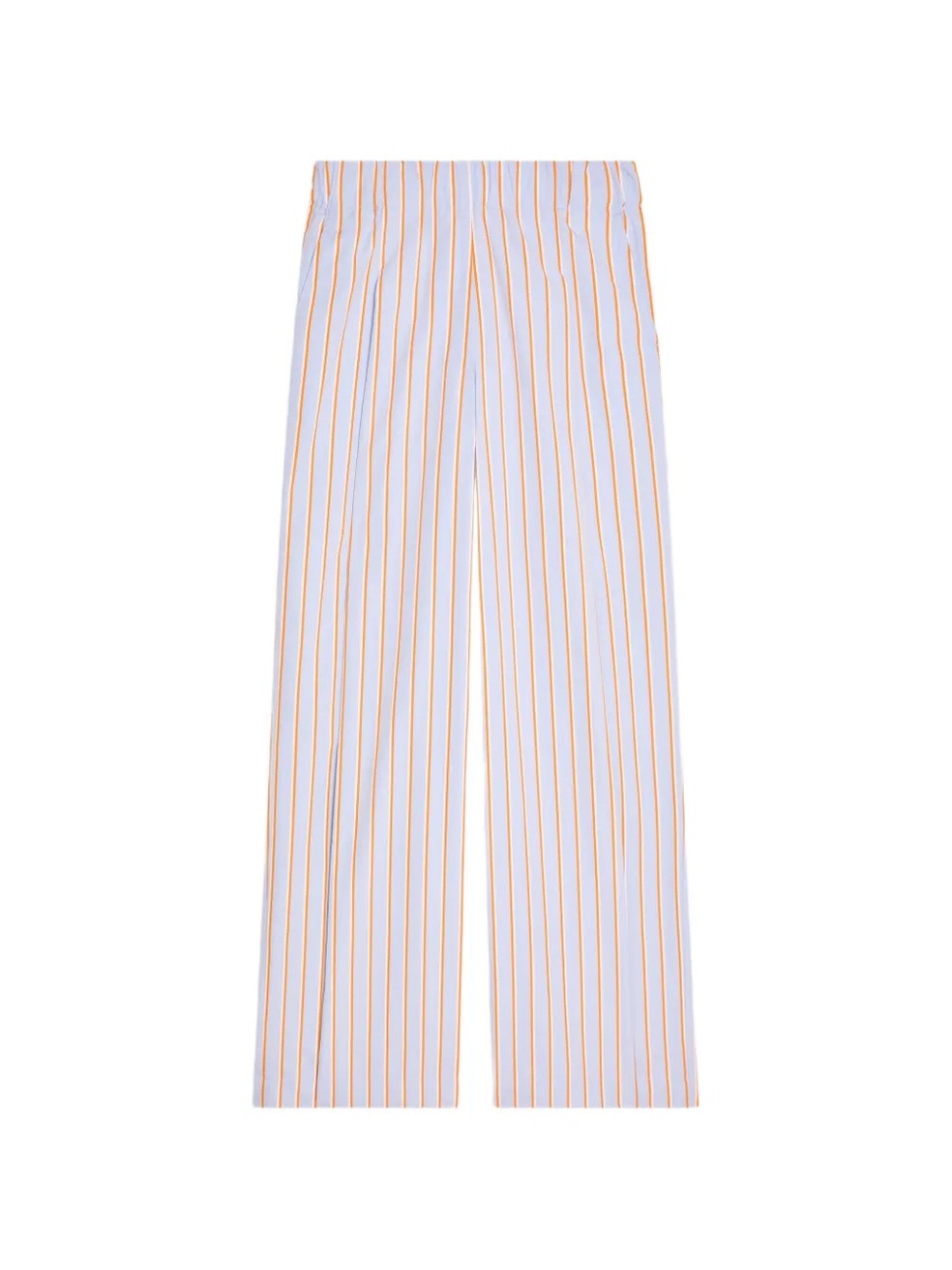 Calça listrada com pregas, Dries Van Noten — Foto: Reprodução