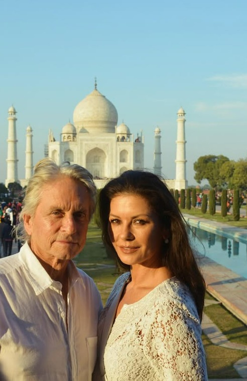 Catherine Zeta-Jones e Michael Douglas — Foto: Reprodução/Instagram