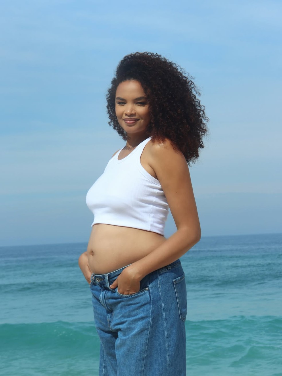 Lucy Ramos anuncia gestação — Foto: Reprodução/Instagram