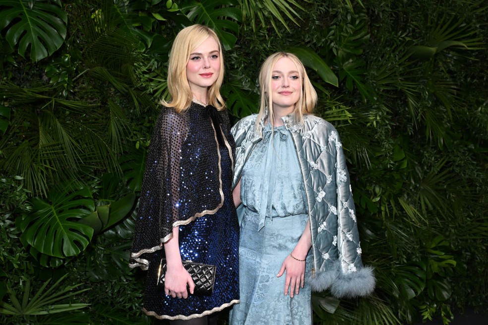 Elle Fanning e Dakota Fanning — Foto: GettyImages