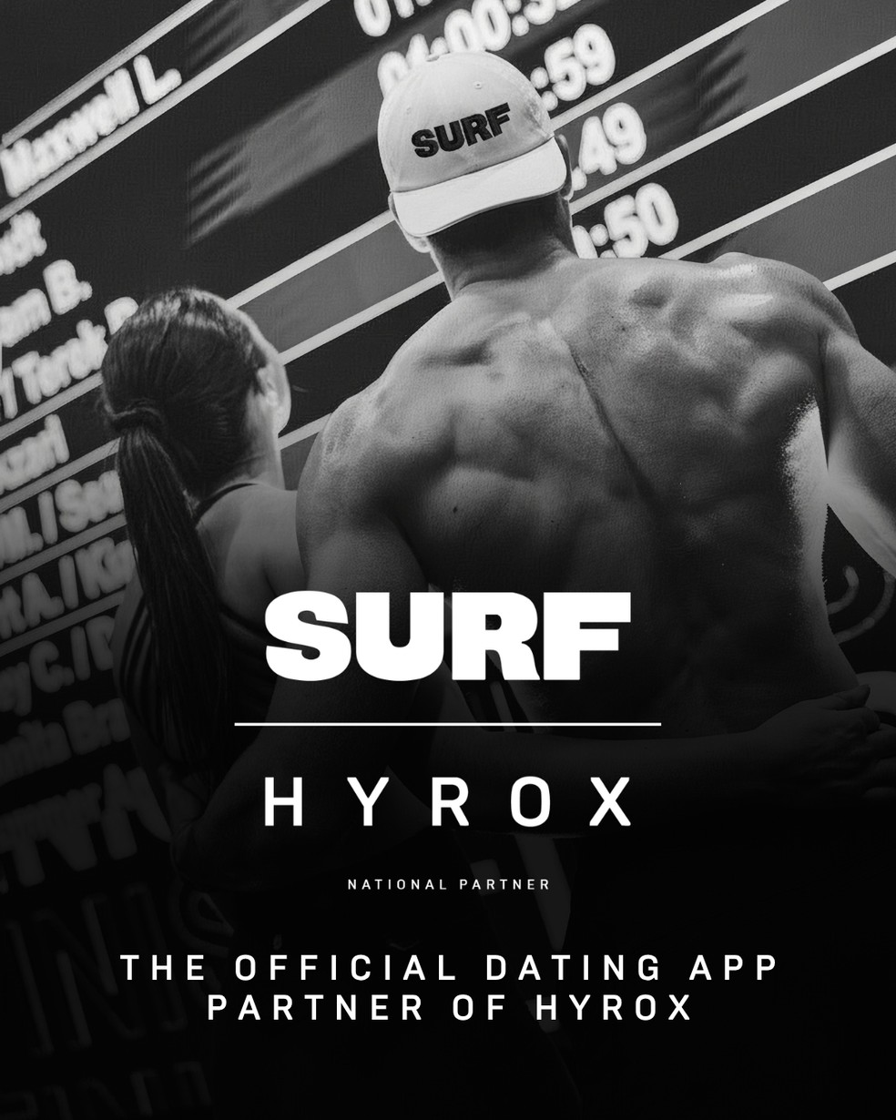 Surf, parceiro oficial da World Surf League (WSL) e do HYROX — Foto: Divulgação