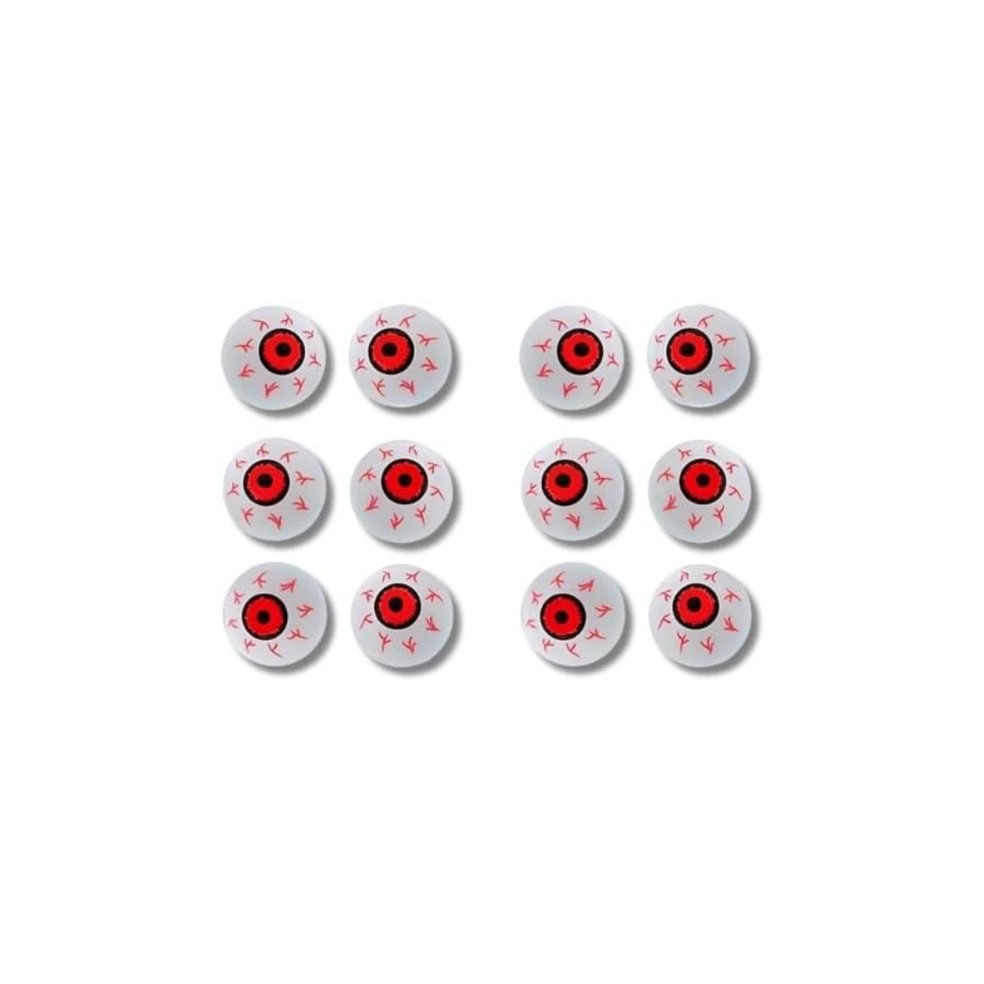 Kit com 12 olhos vermelhos para decoração — Foto: Reprodução/Amazon