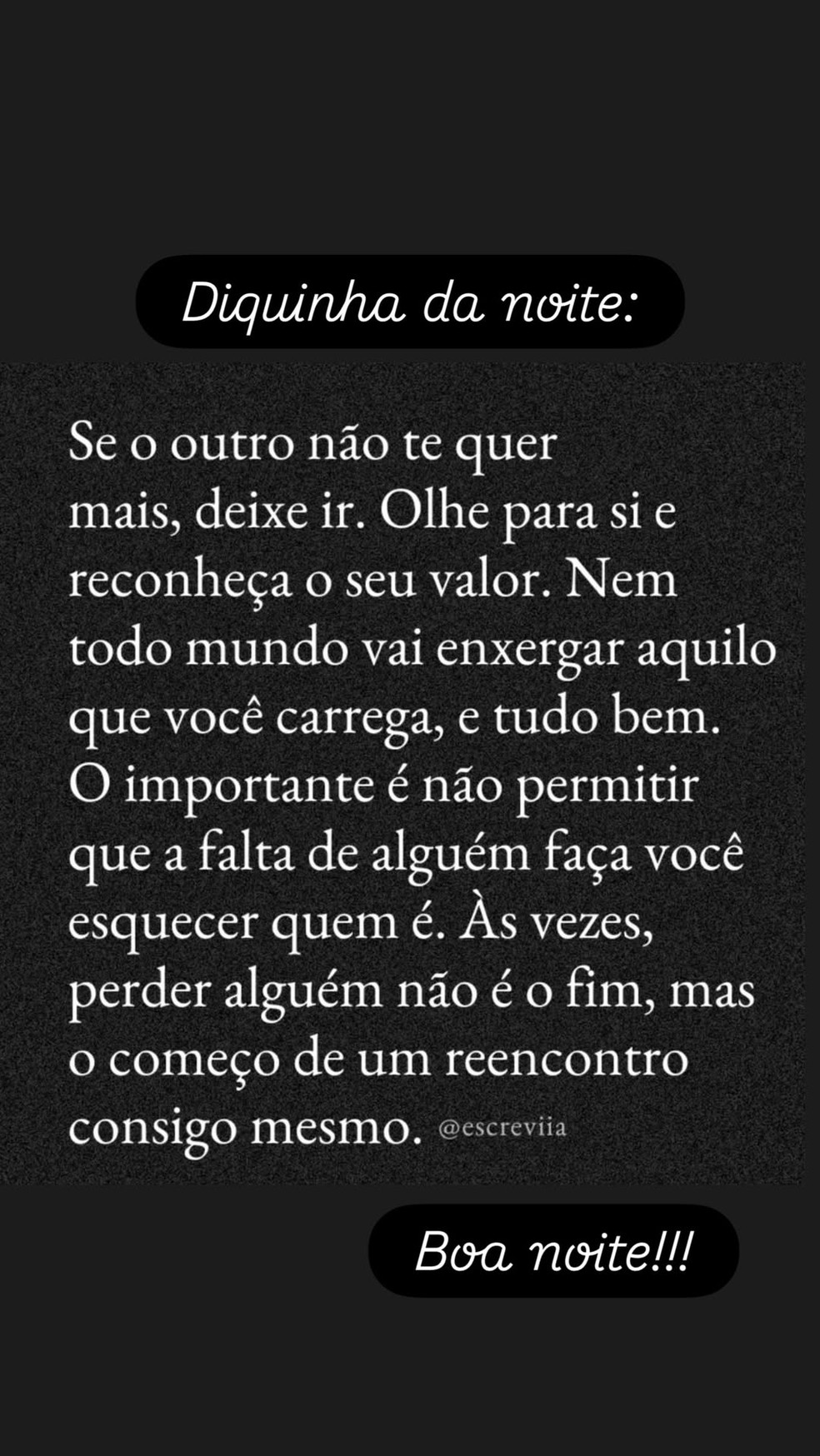 Poliana Rocha faz reflexão sobre desapego e amor-próprio em meio ao término de Virginia e Vini Jr. — Foto: Reprodução/Instagram