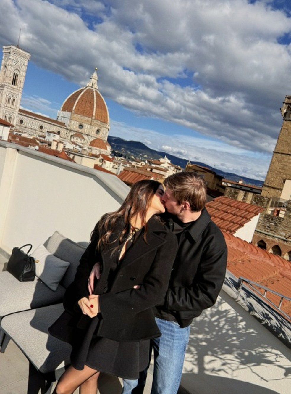 Kelly Piquet e Max Verstappen — Foto: Reprodução/Instagram