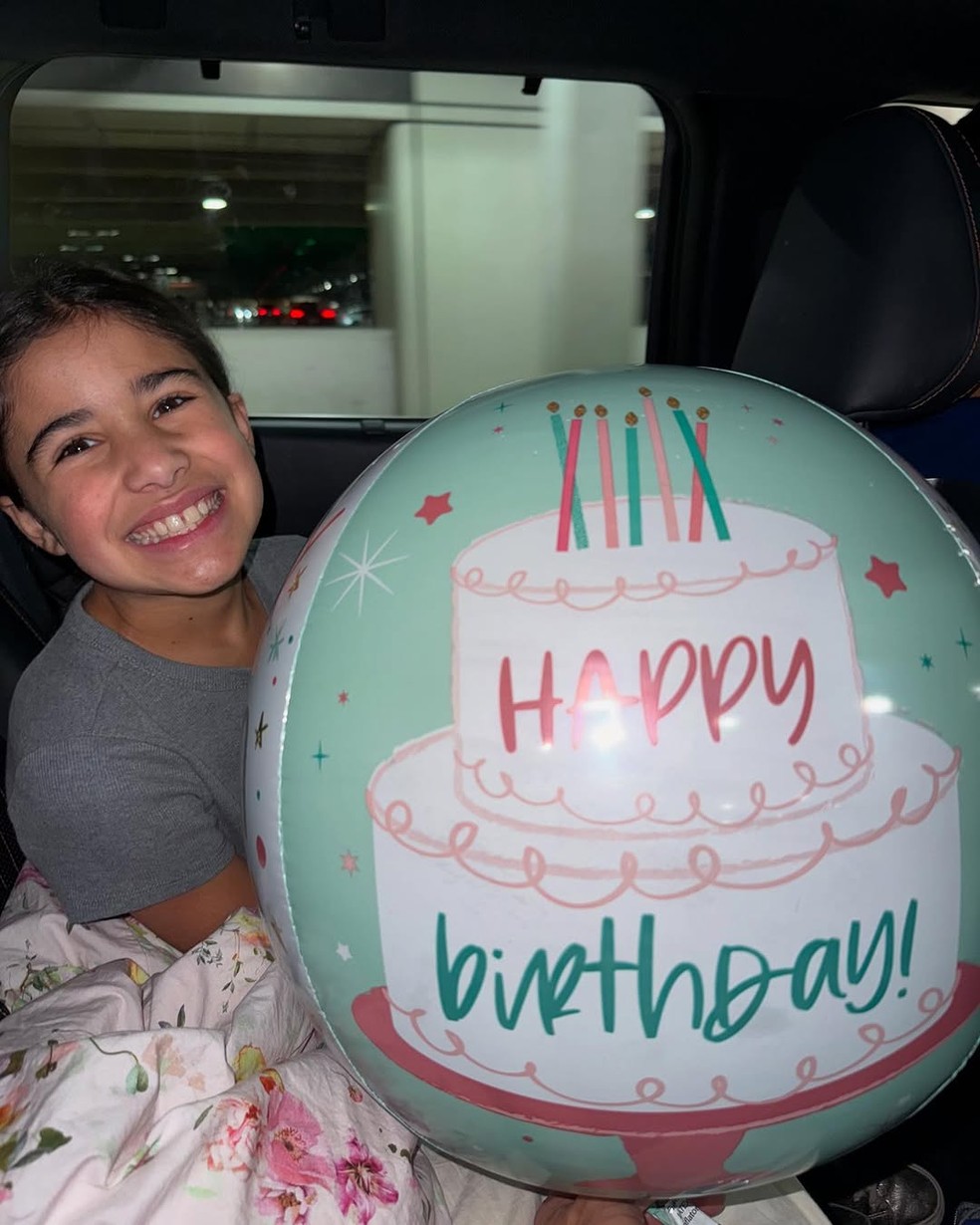 Nivea Stelmann lembra aniversário da filha — Foto: reprodução/instagram