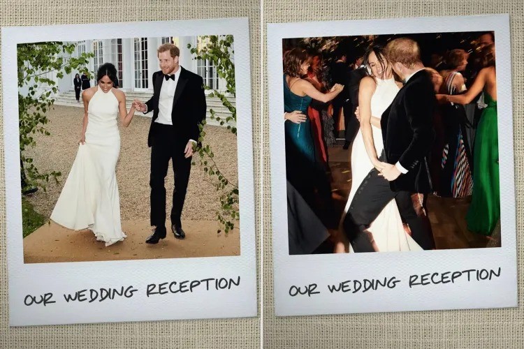 Meghan Markle revela fotos inéditas do casamento real com o príncipe Harry