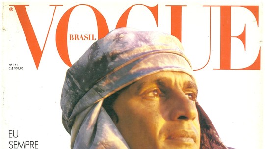 Caetano Veloso foi homenageado na Vogue Brasil em 1988 Caetano Veloso foi homenageado na Vogue Brasil em 1988