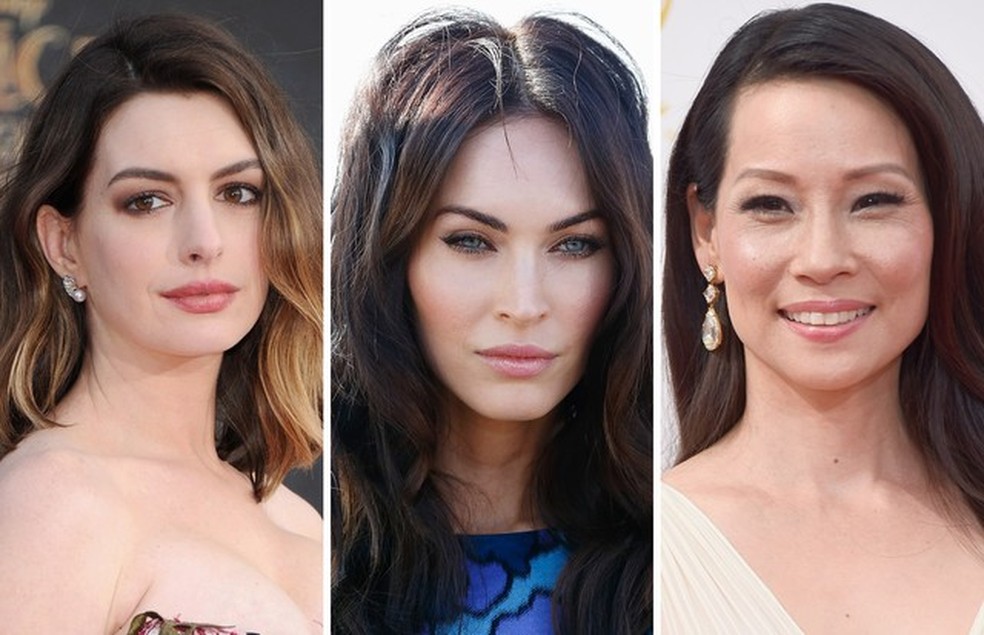 Inverno: Anne Hathaway, Megan Fox, Lucy Liu (Foto: Getty Images) — Foto: Vogue