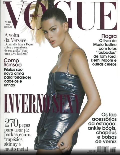 Isabeli Fontana na Vogue Brasil (2007) — Foto: Vogue Brasil