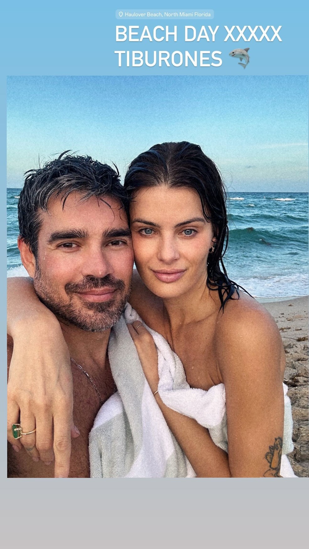 Isabeli Fontana e fotógrafo Marcio Amaral — Foto: Reprodução/Instagram