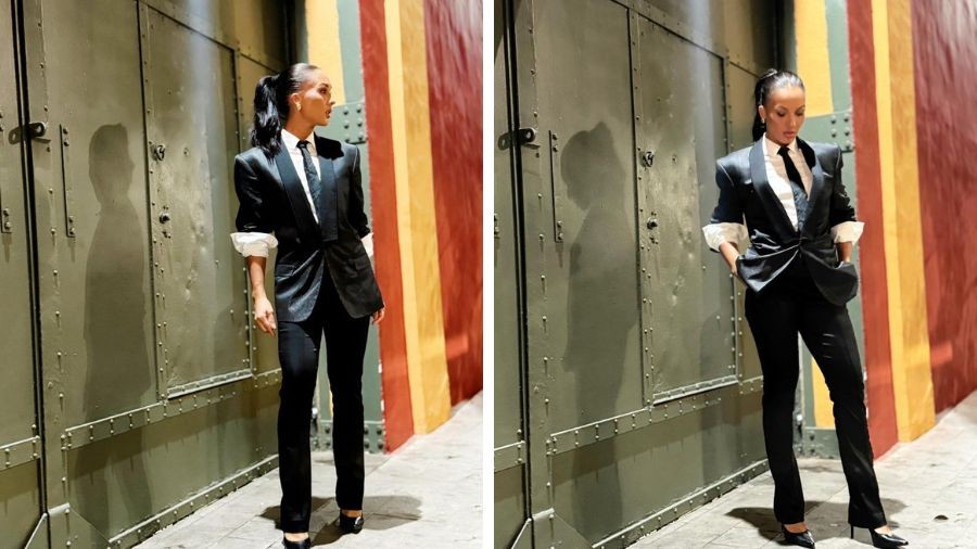 Maxiane marca presença no desfile da Normando no Rio Fashion Week