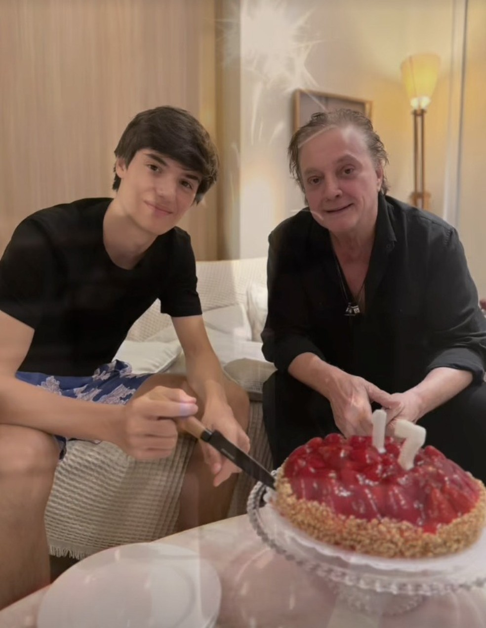 Záion e Fábio Jr — Foto: Reprodução/Instagram