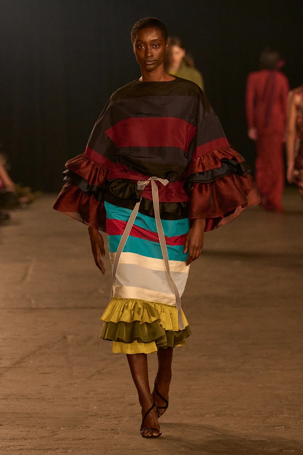 Christopher John Rogers, inverno 2025 — Foto: Vogue Runway