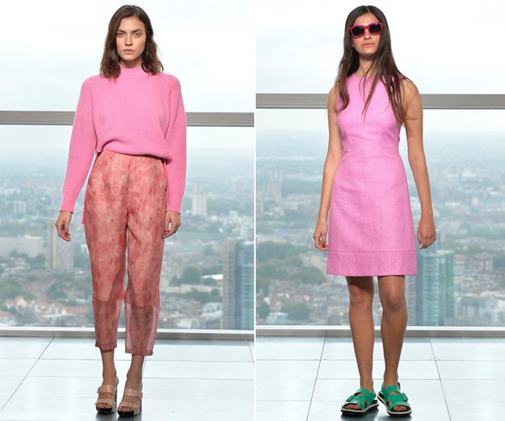 Pretty in Pink: designers britânicos elegem o rosa como a cor da vez