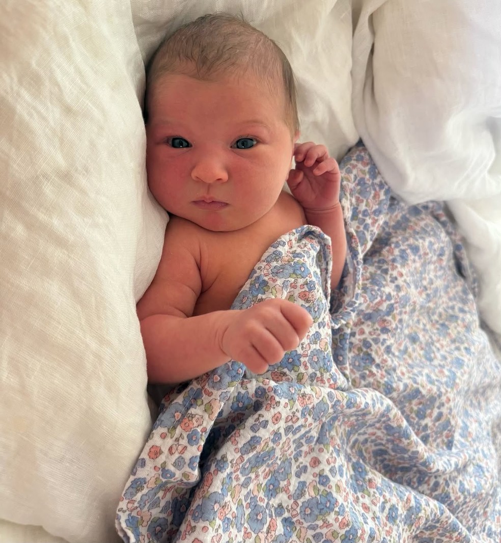 Elsa Hosk anuncia o nascimento da segunda filha com Tom Daly — Foto: Reprodução/Instagram