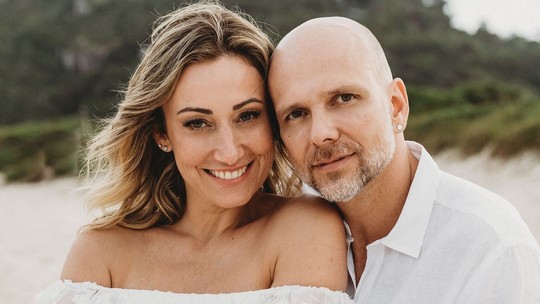 Fernando Scherer celebra um ano de casamento com Danieli Geller: "Te amo e assim é"