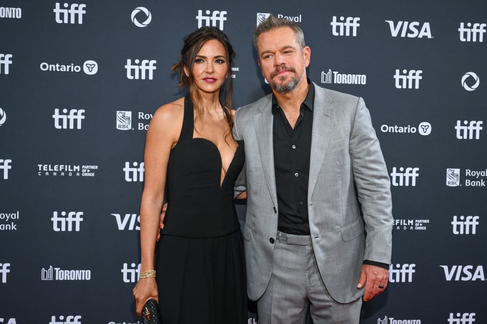Luciana e Matt Damon — Foto: GettyImages