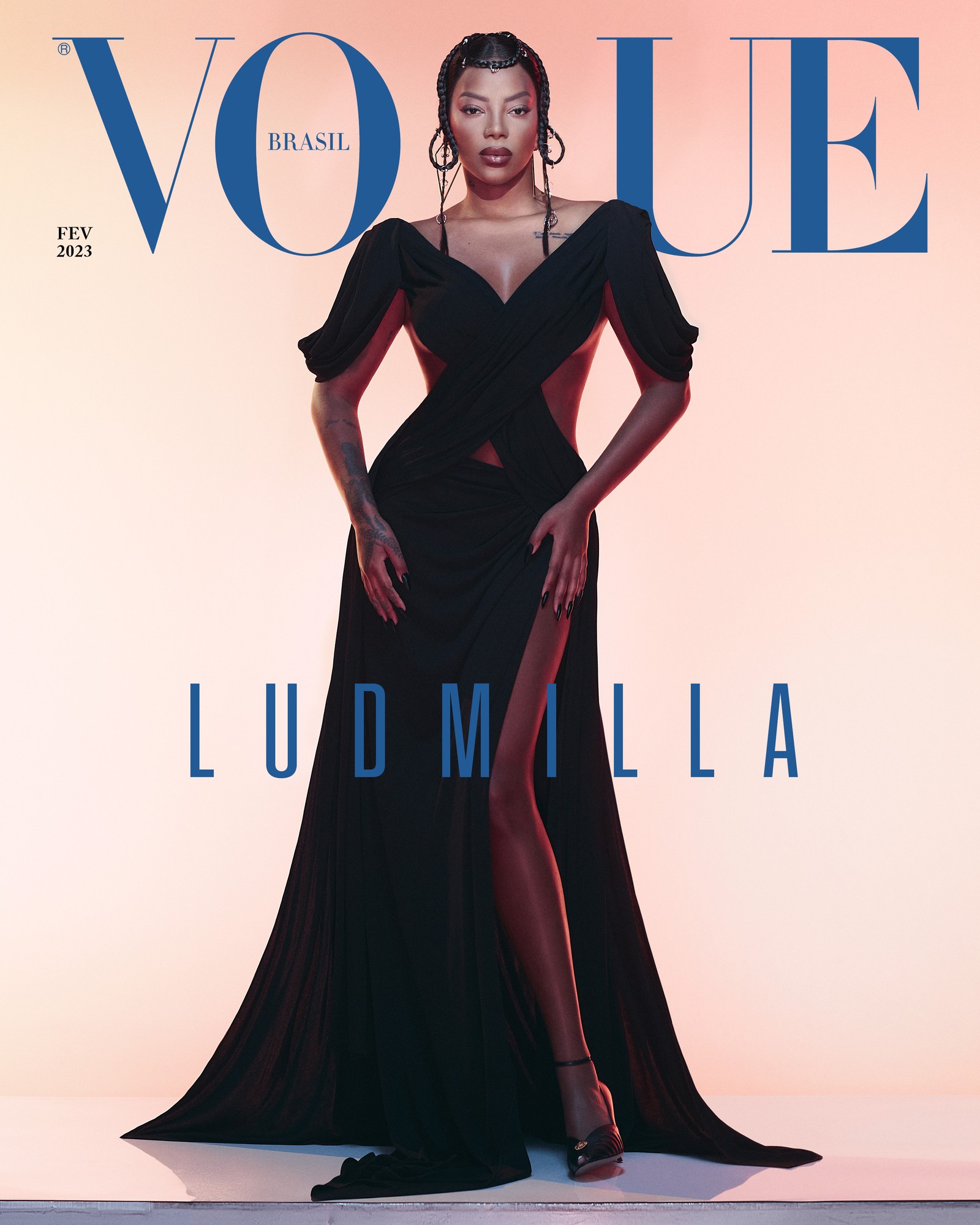 Ludmilla é a capa da Vogue de fevereiro — Foto: Fernando Tomaz